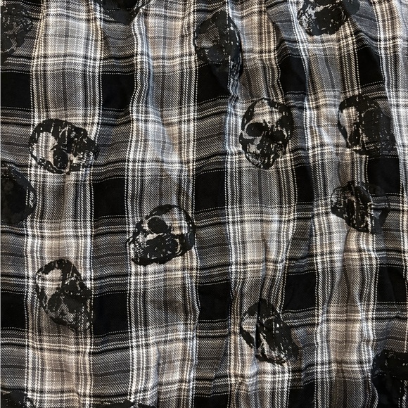 Rock & Republic Black and Gray Plaid Shirt - Picture 10 of 10